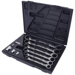 KS Tools 5034560 503.4560 sada oboustranných očkových klíčů Délka klíče (cm) (jen pro nadpis) 8 - 19 mm