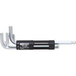 KS Tools 151.2130 inbus sada klíčů 5/64 palec, 3/32 palec, 1/8 palec, 5/32 palec, 3/16 palec, 1/4 palec, 5/16 palec, 3/8 palec 8dílná