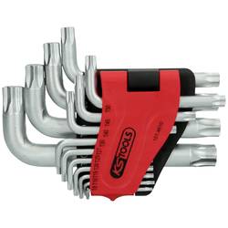 KS Tools 151.4610 TX sada klíčů T 8, T 10, T 15, T 20, T 25, T 27, T 30, T 40, T 45, T 50, T 55, T 60, T 70, T 80 14dílná