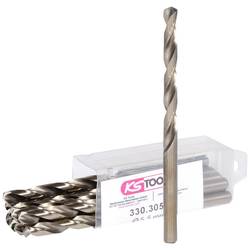 KS Tools 3303055 HSS-G-Co 5 sada spirálových vrtáku do kovu, 5.5 mm, 10 ks
