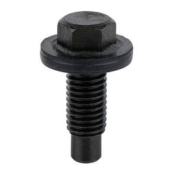 KS Tools 4301066 Výpustný šroub,6hranné 15 mm, M12x1,75 x 28,5 mm, sada 10 kusů