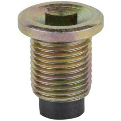 KS Tools 4301157 Výpustný šroub, vnitřní čtyřhran, 8 mm, M16x1,5 x 24 mm, sada 10 kusů