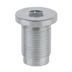 KS Tools 4301001 Šroub výpustného oleje s vnitřním šestihranem 8 mm, M18 x 1,5 x 27 mm, sada 10 kusů