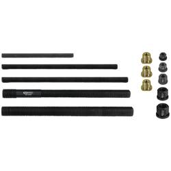 Sada tažných tyčí, matice s límcem, adaptéru, 13 ks KS Tools 440.0040
