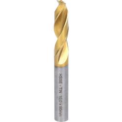 KS Tools 332.0210 Vrtačka HSSE-TiN s bodovým svahem, 10 mm