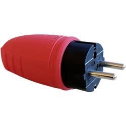 N & L 17187 zástrčka guma 230 V červená IP44