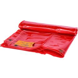 KS Tools 985.7028 Svářečská ochranná kukla, červená
