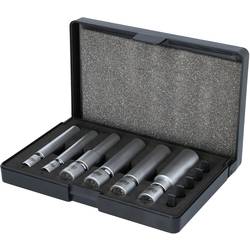 KS Tools 500.7325 Speciální sada nástrčných hlavic a zapalovací svíčky 1/4 + 3/8 s kloubem, 11 ks