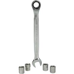 KS Tools 460.2615 Speciální sada nástrčných klíčů pro kotoučové brzdy WABCO a Knorr, 5 ks