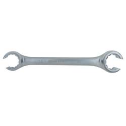 KS Tools 460.2511 Otevřený oboustranný očkový klíč, zahnutý, 17 x 19 mm