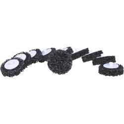 KS Tools 515.5087 Náhradní brusné kotouče, Ø 50 mm, kolečko, černé, balení 10 ks