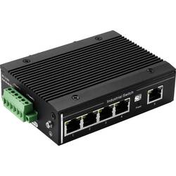TRU COMPONENTS TC-XL-205GP průmyslový ethernetový switch, 1 + 4 porty, 10 / 100 / 1000 MBit/s, funkce PoE