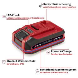 Einhell 4511627 SEALED PXC Plus A1 Akku Power X-Change náhradní akumulátor pro elektrické nářadí 18 V 4 Ah Li-Ion