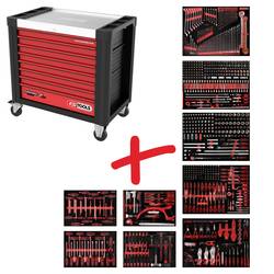 KS Tools 8309706 dílenský vozík Barva: černá, červená