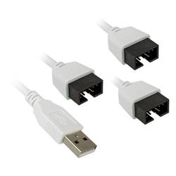 Lian Li Lian Li PW-U2TPAW USB Hub - weiß USB adaptér černá