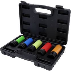 KS Tools 515.0870 Sada silových nástrčných hlavic, 1/2, robustní, 5 ks