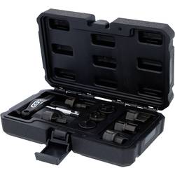 KS Tools 150.1040 Sada 3/8 speciálních profilů pro plastové šrouby a výpustné oleje, 9 ks
