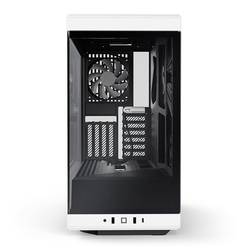 HYTE Hyte Y40 Midi Tower, Tempered Glass - schwarz/weiß midi tower pouzdro, herní pouzdro bílá