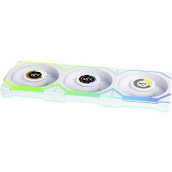 Lian Li Lian Li UNI FAN SL Wireless LCD Lüfter, ARGB, PWM, 3er-Pack inkl. Controlle PC větrák s krytem bílá (š x v x h) 120 x 124.5 x 28 mm