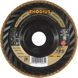 Rhodius 211411 JUMBO LONGLIFE TRIM vějířovitý brusný kotouč Zrnitost 60 nerezová ocel, ocel 10 ks
