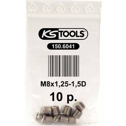 KS Tools 150.6041 Závitová vložka M8 x 1,25, 10,8 mm, sada 10 ks