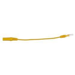 KS Tools 150.0968 propojovací kabel zásuvka 4 mm - žlutá 1 ks