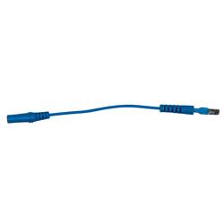 KS Tools 150.0966 propojovací kabel zásuvka 4 mm - modrá 1 ks