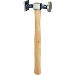 KS Tools 140.2132 Rýhovaný kladivo 325mm, hrubý, kulatý a hranatý, karosářské kladivo