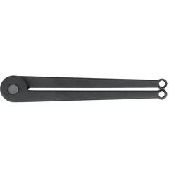 KS Tools 150.3208 Kloubový utahovák matic se dvěma otvory, nastavitelný, 161 mm