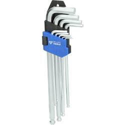 Brilliant Tools BT045019 sada klíčů 1.5 mm, 2 mm, 2.5 mm, 3 mm, 4 mm, 5 mm, 6 mm, 8 mm, 10 mm 9dílná