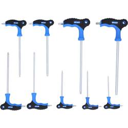 Brilliant Tools BT041200 sada klíčů T 10, T 15, T 20, T 25, T 27, T 30, T 40, T 45, T 50 9dílná