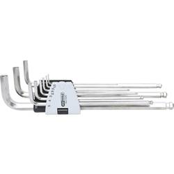 KS Tools 964.0520 inbus sada klíčů 1.5 mm, 2 mm, 2.5 mm, 3 mm, 4 mm, 5 mm, 6 mm, 8 mm, 10 mm 9dílná