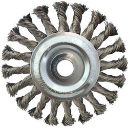 KS Tools 340.0047 Nerezový kartáč na ocelové dráty 0,5 mm, Ø 125 mm