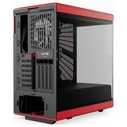 HYTE Y40 Tempered Glass midi tower PC skříň černočervená