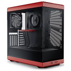 HYTE Y40 Tempered Glass midi tower PC skříň černočervená