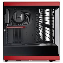 HYTE Y40 Tempered Glass midi tower PC skříň černočervená