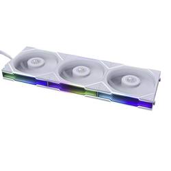 Lian Li UNI FAN TL Series, 3er Pack + Controller PC větrák s krytem bílá (š x v x h) 124 x 120 x 28 mm včetně LED osvětlení, Včetně ovladače ventilátoru