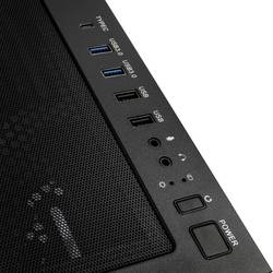 Kolink Kolink Unity Peak ARGB Midi-Tower Showcase, Tempered Glass - schwarz midi tower pouzdro, herní pouzdro, PC skříň černá