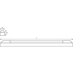 OSRAM HOMELIGHTING LED Power Batten 600 mm 12 W 4000 K LED světelná lišta LED 12 W neutrální bílá