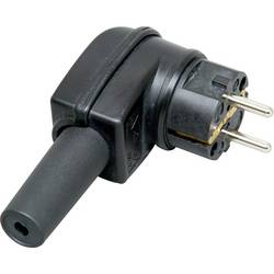 Kopp 178216054 úhlová zástrčka SchuKo PA, guma 230 V černá IP44