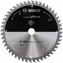 Bosch Accessories Bosch Power Tools 2608837703 tvrdokovový pilový kotouč 184 x 20 mm Počet zubů (na palec): 48 1 ks