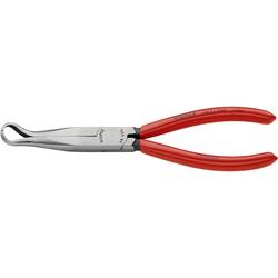 Knipex 38 91 200 pro elektroniku a jemnou mechaniku ploché jehlové kleště 45° zahnuté vanadová elektrikářská ocel 200 mm