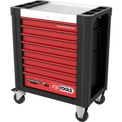 KS Tools 8730008 dílenský vozík ocelový plech Barva: černá, červená