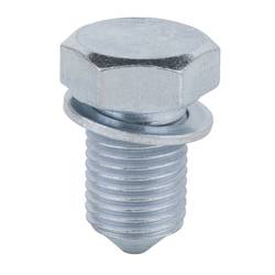 KS Tools 430.0027 Výpustný šroub, vnější šestihran 19 mm, M14x1,5 x 17,5 mm, balení 1 ks