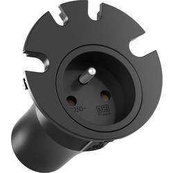 Bachmann 938.002 1násobné vestavná zásuvka vytahovací IP20 černá