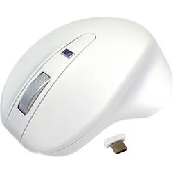 Matias M20DCW optická ergonomická myš, přenos bezdrátový, 4 tlačítko, 1000 dpi, 1600 dpi, bílá