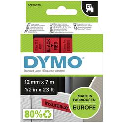 páska do štítkovače DYMO D1 45017 polyester Barva pásky: červená Barva písma:černá 12 mm 7 m