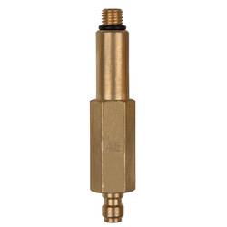 KS Tools 150.2345 Adaptér (dlouhý), závit M8 x 1,0 a 1/4 přípojka na hadici s těsnicím kroužkem