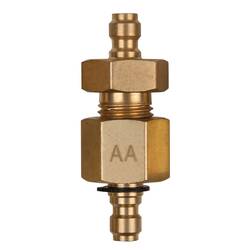 KS Tools 150.2347 Dvojitý adaptér, vnitřní a vnější závit M14x1,5 a 3/8 přípojka na hadici