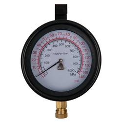 KS Tools 150.2326 Manometr Ø 100,0 mm, 0 - 10 bar s 1/4 rychlospojkou